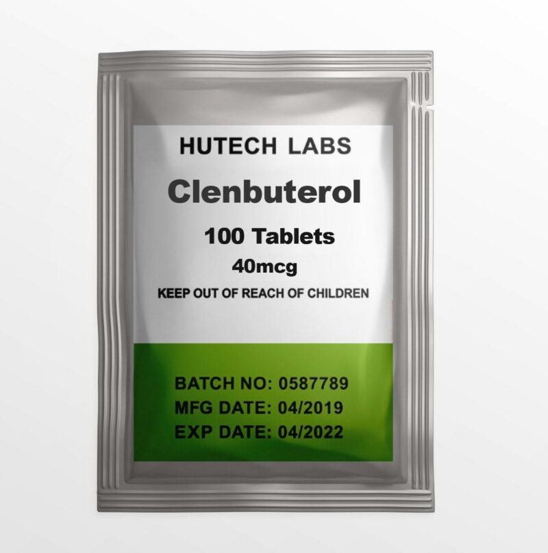 Clenbuterol 40 mcg *100tabs - Hutech Labs