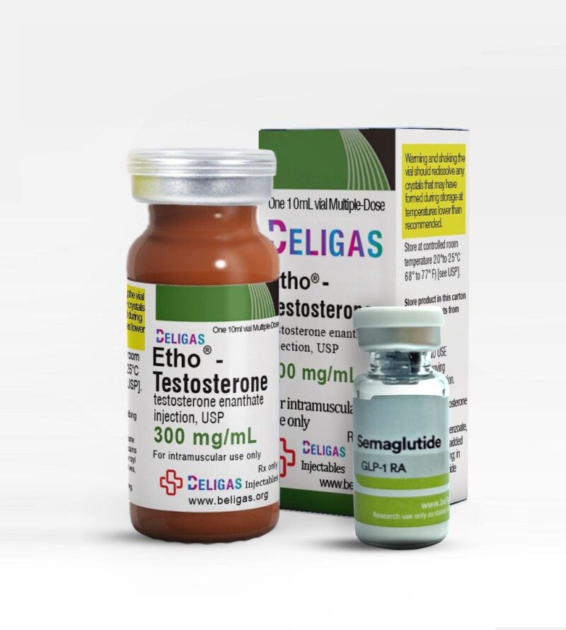 Beligas Semaglutide + Beligas Test E<p class="fgs">Testosterone Enanthate 300mg + GLP-1 RA 5mg</p>